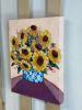 Custom Flower Bouquet Commission | Paintings by JoAnna Liston | Lily Field Studio. Item in boho or country & farmhouse style