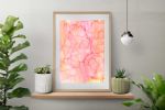 solstice glow | abstract art original | Watercolor Painting in Paintings by Megan Spindler