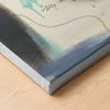 Between the Layers | Brown and Blue Abstract Canvas Print | Calming Wall Art | Prints in Paintings by Abby May