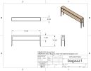 MCM Console Table-solid wood top | Clock in Decorative Objects by Niaa