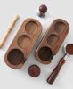 Walnut Tamp Station | Bar Accessory in Drinkware by Vanilla Bean