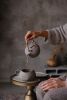 Mug with handle "Home" 400 ml- organic natural shape | Drinkware by Laima Ceramics. Item made of stoneware works with minimalism style