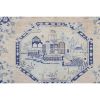 Vintage Pastel Village Pictorial Turkish Rug 4'11" X 6'5" | Area Rug in Rugs by Vintage Pillows Store. Item composed of cotton and fiber