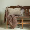 Natural Wild Silk Lumbar 17x26 | Throw in Linens & Bedding by Vantage Design