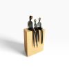 Family of three bronze sculpture modern heirloom | Sculptures by YENNY COCQ