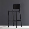 "Evo" SE3. Ebonized Solid Wood | Dining Chair in Chairs by SIMONINI. Item composed of wood & fabric