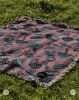 IVI - Mushroom Jacquard Woven Blanket - Blue Pink | Linens & Bedding by Sean Martorana. Item composed of cotton