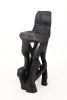 Makha, Solid Wood Sculptural Bar Chair, Original Contemporary Design, Logniture | Bar Stool in Chairs by Logniture