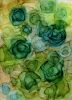viridescent blooms |  abstract original art | Watercolor Painting in Paintings by Megan Spindler