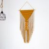 Pyramid in Mustard | Macrame Wall Hanging in Wall Hangings by YASHI DESIGNS by Bharti Trivedi