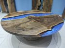 Epoxy Resin Walnut Dining Table, Center Table | Tables by LuxuryEpoxyFurniture. Item composed of wood & synthetic