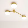 Celeste Syzygy | Chandeliers by DESIGN FOR MACHA. Item made of brass with glass