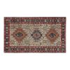 Early 20th Century Red Blue Vintage Animal Soumac Kilim Rug | Area Rug in Rugs by Vintage Pillows Store. Item composed of wool