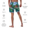 Men's Swim Trunks - River Melody - Impressionist Landscape | Work by Eman's Gallery