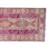 1960s Hand- Knotted Pink Turkish Herki Runner Rug | Rugs by Vintage Pillows Store. Item composed of cotton & fiber