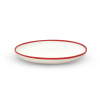 Ligne Large Plate | Dinnerware by Tina Frey. Item composed of stoneware