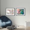 Party Wave Giclee Paper Print | Prints by Monika Kupiec Abstract Art. Item made of paper