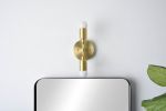 Calvert | Sconces by Illuminate Vintage. Item composed of brass