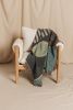 The BALANCE Jacquard Woven Throw Blanket | Soft Cotton Decor | Linens & Bedding by Parker Heath | PAR  KER made. Item composed of cotton and fiber in minimalism or mid century modern style
