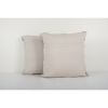 Set of Two Velvet Ikat Cushion, Square Silk Velvet Pillow | Sham in Linens & Bedding by Vintage Pillows Store. Item made of fabric