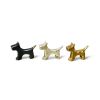 Gold Miniature Dog Sculpture | Sculptures by YENNY COCQ