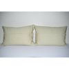 Set of Two 16" X 24" Vintage Minimalist Style Hemp Pillow | Cushion in Pillows by Vintage Pillows Store. Item made of cotton