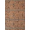 Vintage Oversize Turkish Oushak Rug With Floral Border | Area Rug in Rugs by Vintage Pillows Store. Item made of cotton with fiber