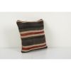 Striped Turkish Kilim Pillow | Sham in Linens & Bedding by Vintage Pillows Store. Item made of fabric