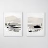 "Coastal Waters I & II" Print Set | Prints in Paintings by Kim Knoll Art