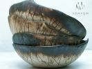 White Clay Rustic Bowl Set | Dinnerware by YomYomceramic. Item composed of ceramic