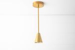 Brass Pendant Light - Model No. 1224 | Pendants by Peared Creation. Item made of brass