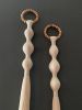 Macrame Wall Hanging with Wooden Beads | Boho Tassel Wall Decor | Scandinavian Fiber Art | Handmade Modern Tapestry | Minimal Home Decor | Wall Hangings by İnanç Yılmaz