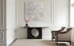 Helichrysum | Oil And Acrylic Painting in Paintings by Sorelle Gallery. Item composed of birch wood & synthetic
