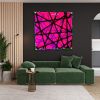 3D Wall Sculpture Transparent Acrylic Geometric Pink Wall Ar | Wall Hangings by uniQstiQ