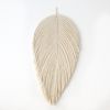 Set of XL Leaf in Natural | Macrame Wall Hanging in Wall Hangings by YASHI DESIGNS by Bharti Trivedi