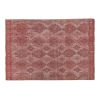 Classic Handwoven Pastel Pale Color Diamond Pattern Turkish | Area Rug in Rugs by Vintage Pillows Store. Item composed of cotton and fiber