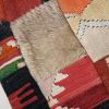 Unique Wool Patchwork Kilim Pillow, Tribal Couch Pillow, Dec | Cushion in Pillows by Vintage Pillows Store