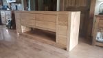 Model #1021 - Custom Double Sink Bathroom Vanity | Countertop in Furniture by Limitless Woodworking. Item composed of maple wood in mid century modern or contemporary style