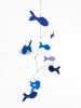 Fish Mobile Art | Wall Sculpture in Wall Hangings by Skysetter Designs. Item composed of metal compatible with modern style