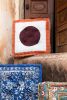 Bauhaus Floor Cushion (Reverse) | Pillows by CQC LA. Item composed of cotton