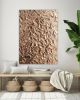 Sculptural Copper Wall Art | Oil And Acrylic Painting in Paintings by Berezart. Item made of canvas works with contemporary & industrial style
