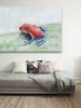 Blue Jeans | Prints by Brazen Edwards Artist. Item made of canvas with paper