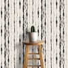 Effusion Stripe Wallcovering: 24in wide x 10ft long | Wallpaper by Robin Ann Meyer. Item made of paper works with contemporary & modern style