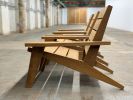 Modern Adirondack Chair, 100% solid hardwood lounge chair, USA made | Chairs by Marco Bogazzi