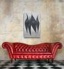 "Are we making you uncomfortable?" | Oil And Acrylic Painting in Paintings by Natasha Kanevski. Item composed of canvas compatible with minimalism and contemporary style