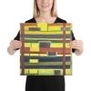 Canvas Print - City in Grids - Geometric Abstract Urban | Work by Eman's Gallery