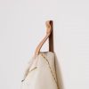 Leather Curtain Rod Bracket [Flat End] | Strap in Storage by Keyaiira | leather + fiber. Item made of leather