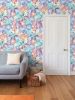 All the Flowers - Wallpaper Large Print | Wall Treatments by Sean Martorana. Item composed of paper