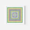 Painted Dot Collage Concentric Squares Print | Prints in Paintings by Amelia Coward