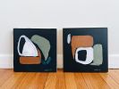 "Looking Forward No. 14" - 8 x 8" | Oil And Acrylic Painting in Paintings by Cait Courneya. Item composed of wood and canvas